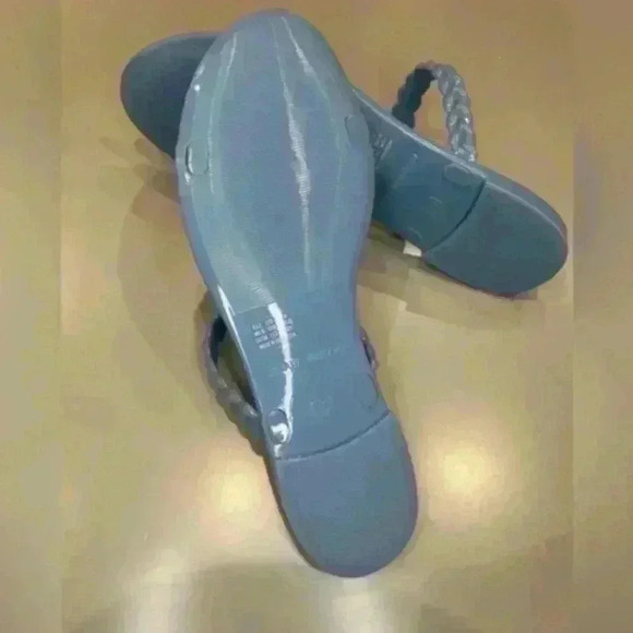 Stuart Weitzman, Sawyer‎ Braided Dual-Band Jelly Sandals, US 10 - Picture 6 of 7